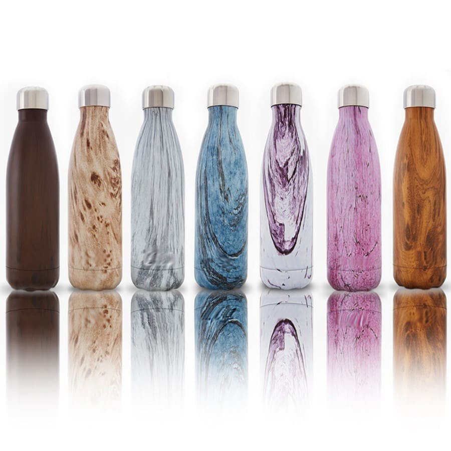 Cola Shape Water Bottle - Double Wall 18/8 Stainless Steel Vacuum ...