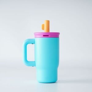 14oz Vacuum Kids Insulated Wholesale Bulk Tumbler with Lid and Straw - 26653