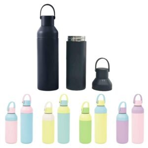 2 in 1 water bottle insulated flask
