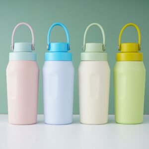 600ml water bottle with 2 in 1 lid