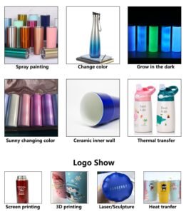 Display and effect of tumbler mug body craftsmanship