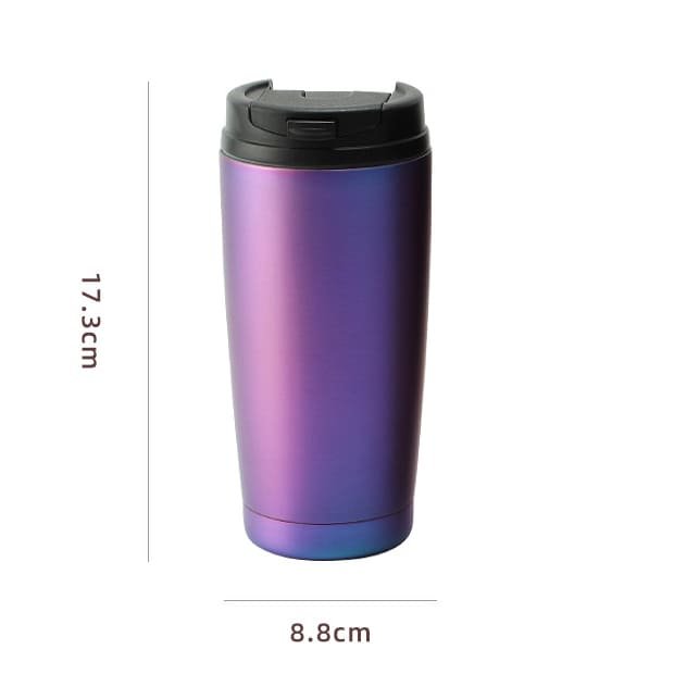 Eco friendly clear high temperature travel tumbler showing the transparent body option for custom beverage branding.